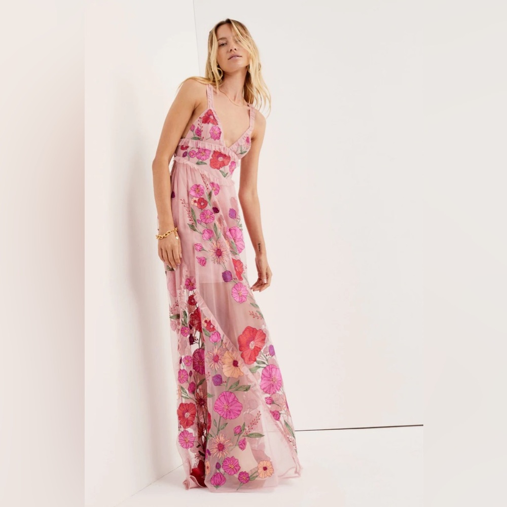 COPY - For love and lemons Kaylee maxi dress - Picture 4 of 8